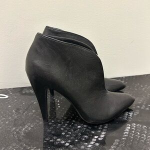 Fergie black booties.